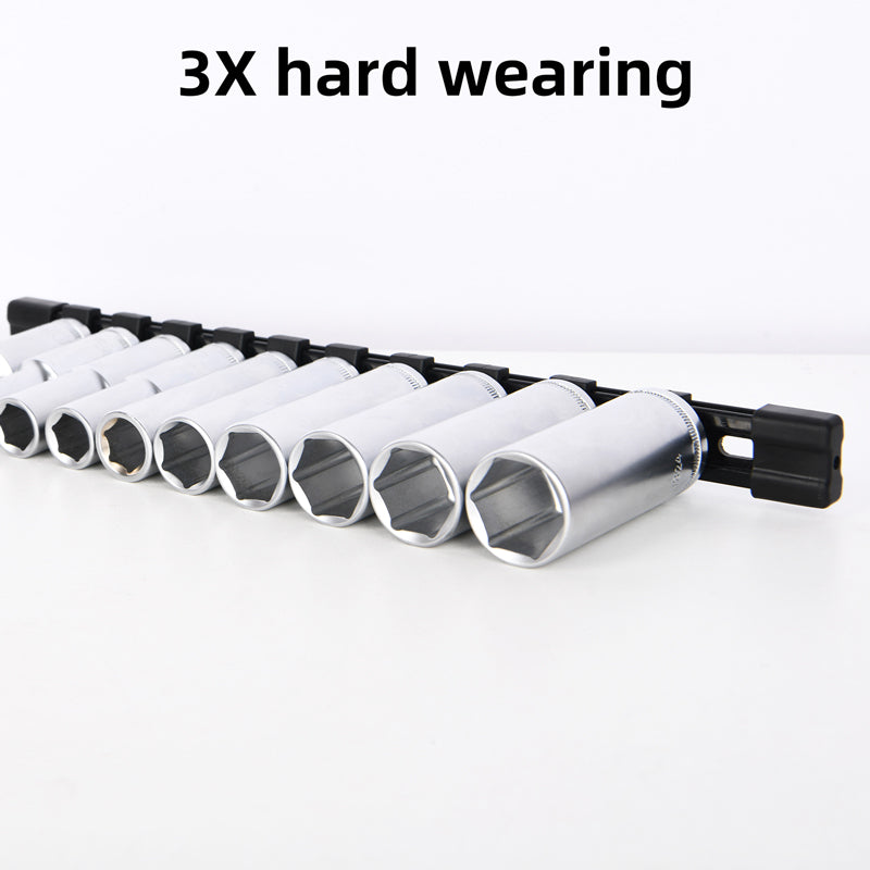 Deli Tools hylsysarja 10 kpl 8-24 mm