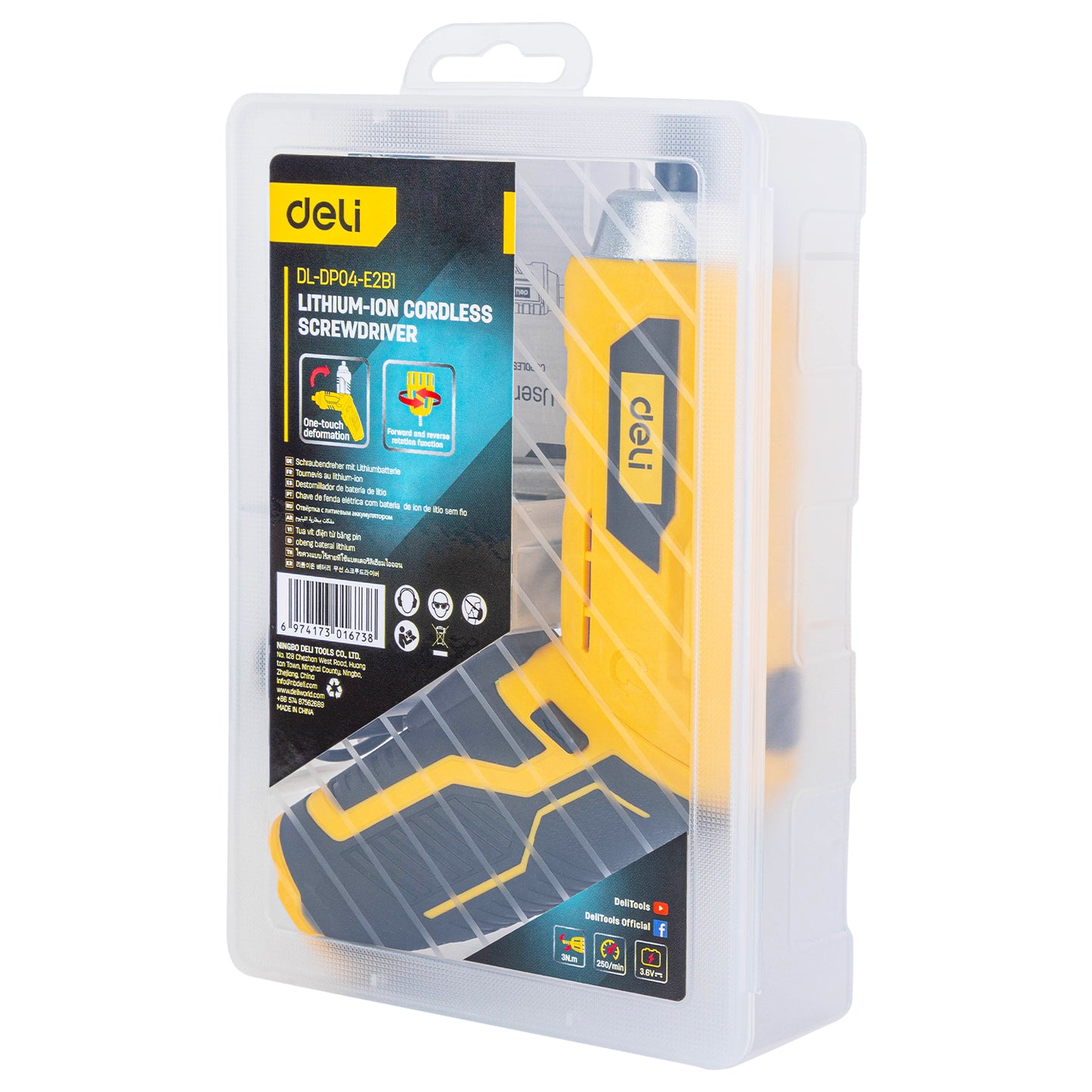 Deli Tools ruuvinväännin litiumioniakulla 3,6 V