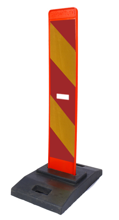 Litteä sulkupylväs oikea/oikea