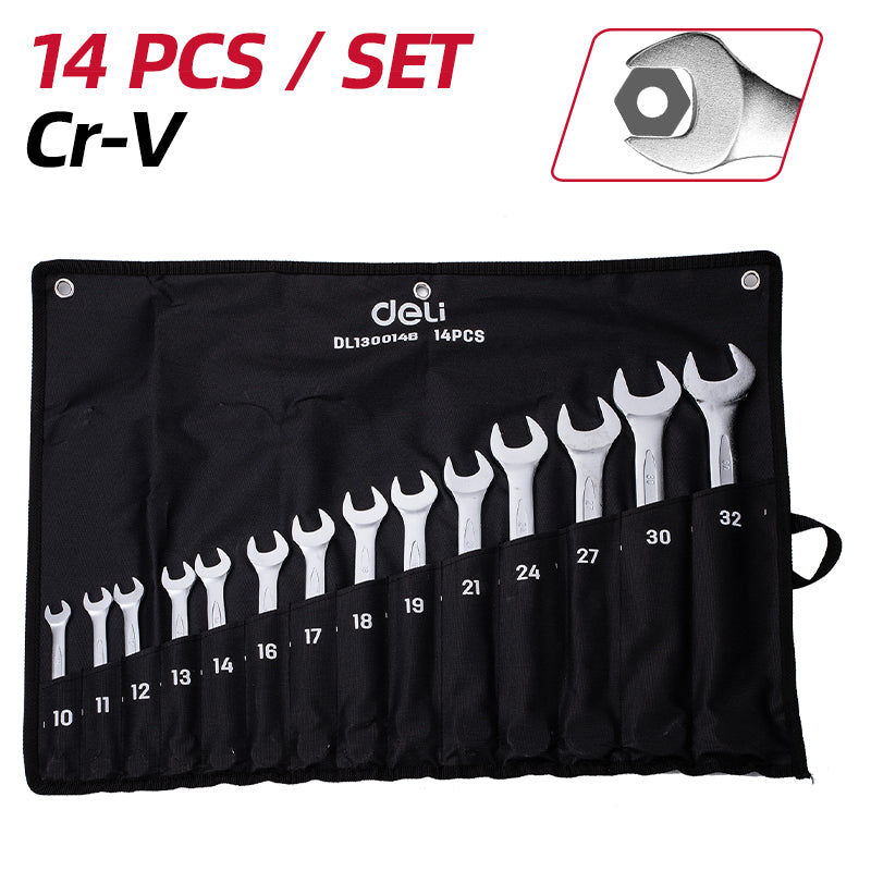 Deli Tools yhdistelmäavainsarja 14 osaa