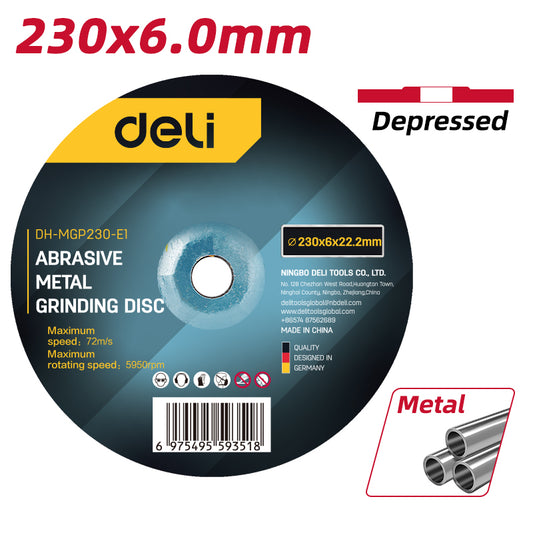 Deli Tools metallin hiomalaikka 230 mm