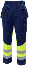 Leijona Riipputaskuhousut HiVis FR 1.0