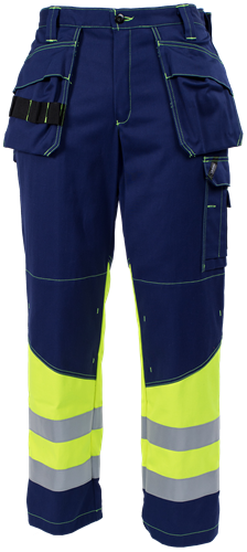 Leijona Riipputaskuhousut HiVis FR 1.0