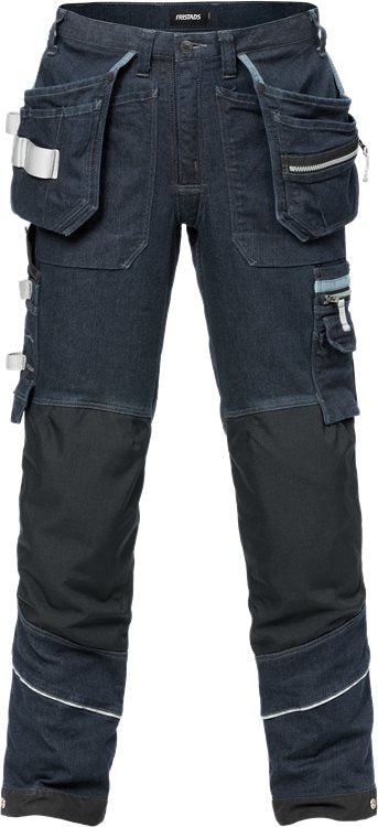 Fristads Rakentajan denim stretch housut 2131 DCS