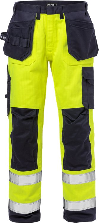 Fristads Flame high vis rakentajan housut lk 2 2584 FLAM