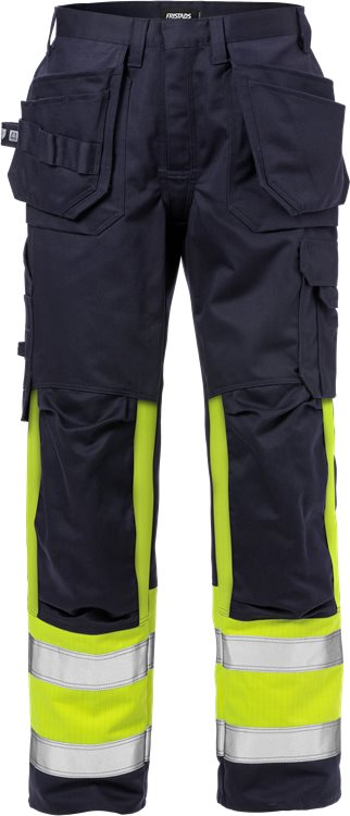 Fristads Flame high vis rakentajan housut lk 1 2586 FLAM