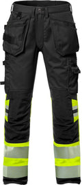 Fristads High vis rakentajan stretch housut lk 1 2706 PLU