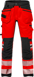 Fristads High vis rakentajan stretch housut lk 2 2707 PLU