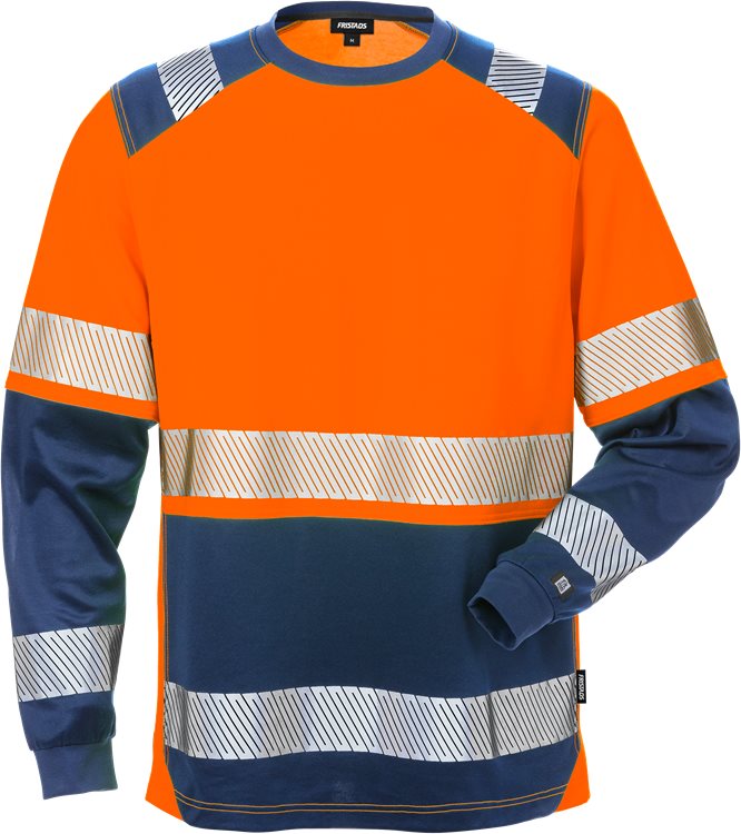Fristads High vis pitkähihainen t-paita lk 2 7457 THV