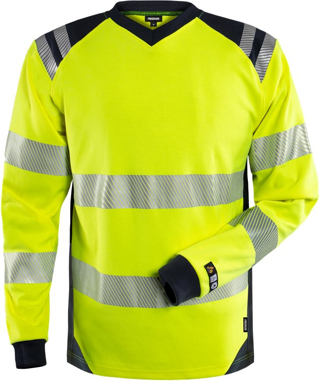 Fristads Palosuojattu flamestat high vis pitkähihainen t-paita lk 3 7359 TFL