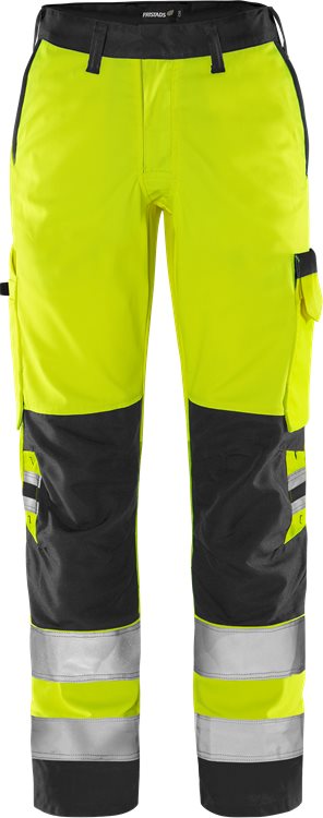 Fristads High vis Green housut naisten LK 2 2642 GPLU