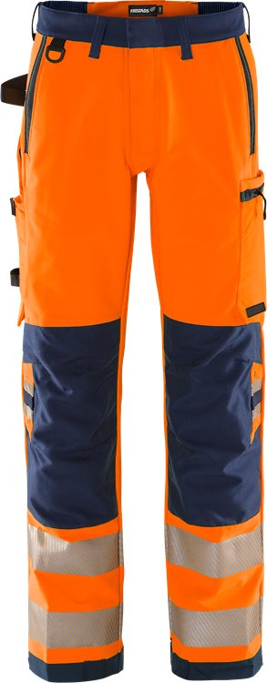 Fristads High vis Green stretch housut lk 2 2645 GSTP