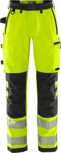 Fristads High vis Green stretch housut naisten lk 2 2665 GSTP