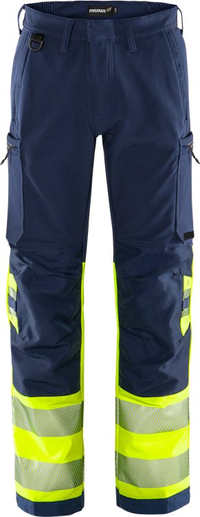 Fristads High vis Green stretch housut lk 1 2647 GSTP
