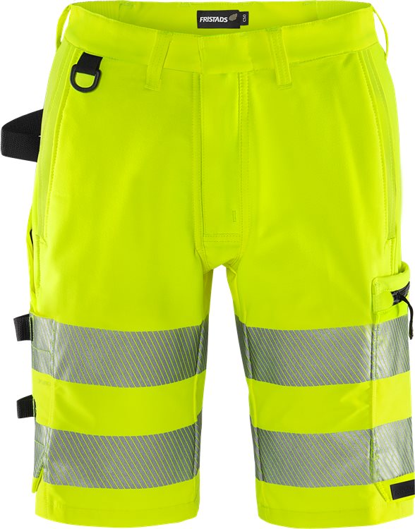 Fristads High vis Green stretch shortsit lk 2 2648 GSTP