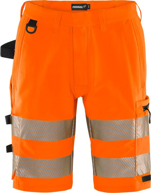 Fristads High vis Green stretch shortsit lk 2 2648 GSTP