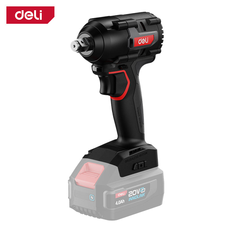 Deli Tools 20V iskevä mutterinväännin 350 Nm (Runko)