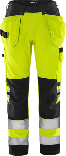 Fristads High vis rakentajan housut naisten luokka 2 2671 GPLU