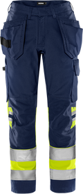 Fristads High vis rakentajan housut naisten luokka 1 2670 GPLU