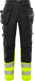 Fristads High vis rakentajan stretch housut lk 1 2906 GWM