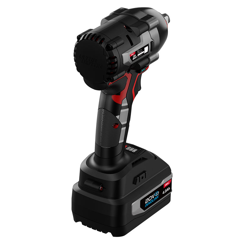 Deli Tools 20V iskevä mutterinväännin 500 Nm (sisältää 2*4,0 Ah akut + laturin)