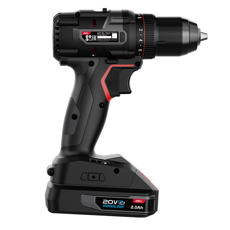 Deli Tools 20V akkuporakone 70Nm (sisältää 2*2,0Ah akut sekä laturin)