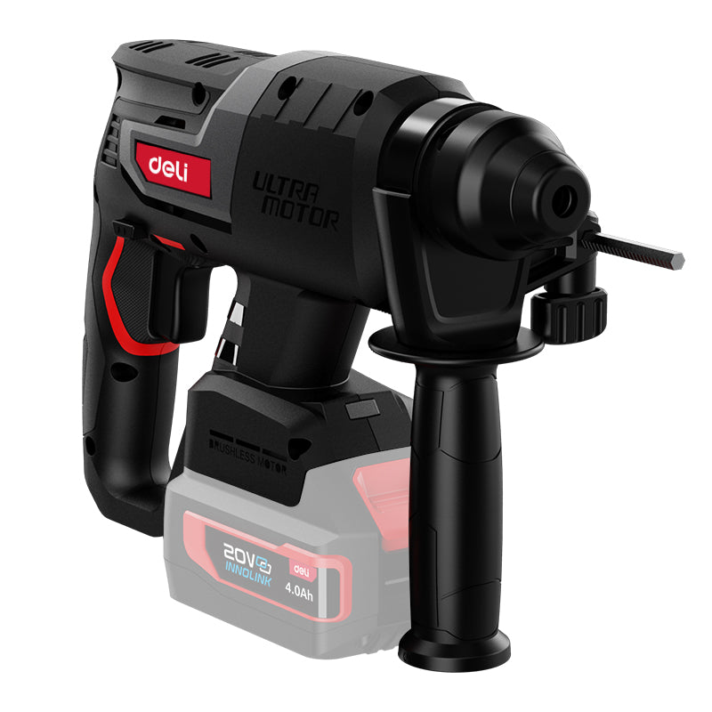 Deli Tools akkukäyttöinen poravasara runko 20 V | 2 J
