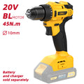 Deli Tools akkuporakone runko 20 V | 45 Nm