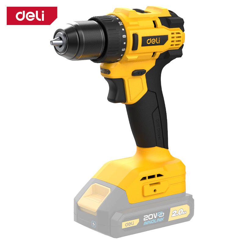 Deli Tools akkuporakone runko 20 V | 45 Nm