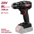 Deli Tools akkuporakone runko20 V | 70 Nm