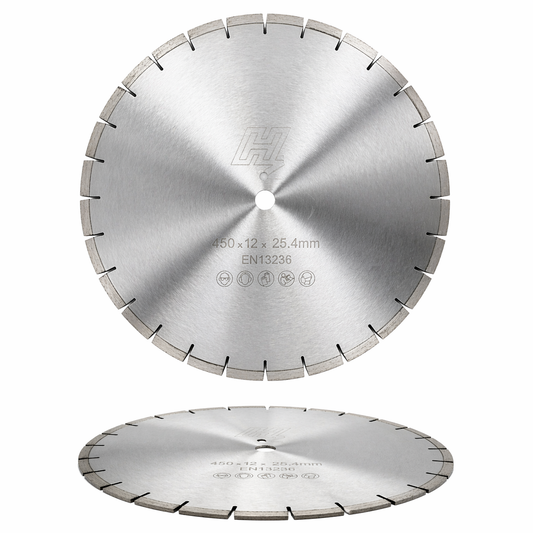 Hz timanttikatkaisulaikka 450mm – 25,4mm segmentti 12mm