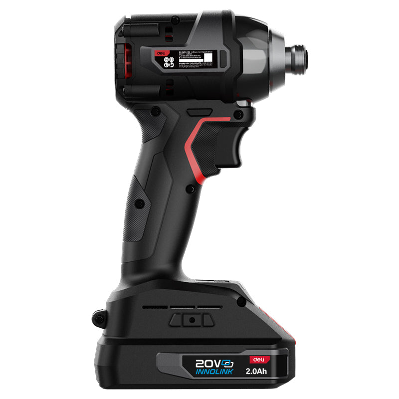 Deli Tools 20V iskevä ruuvinväännin 200 Nm (sisältää 2*2,0Ah akut sekä laturin)