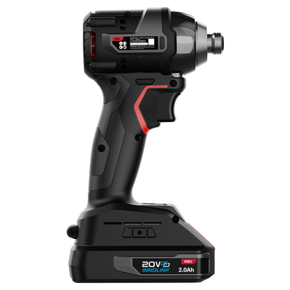 Deli Tools 20V iskevä ruuvinväännin 200 Nm (sisältää 2*2,0Ah akut sekä laturin)