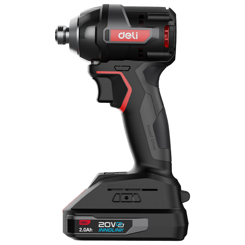 Deli Tools 20V iskevä ruuvinväännin 200 Nm (sisältää 2*2,0Ah akut sekä laturin)