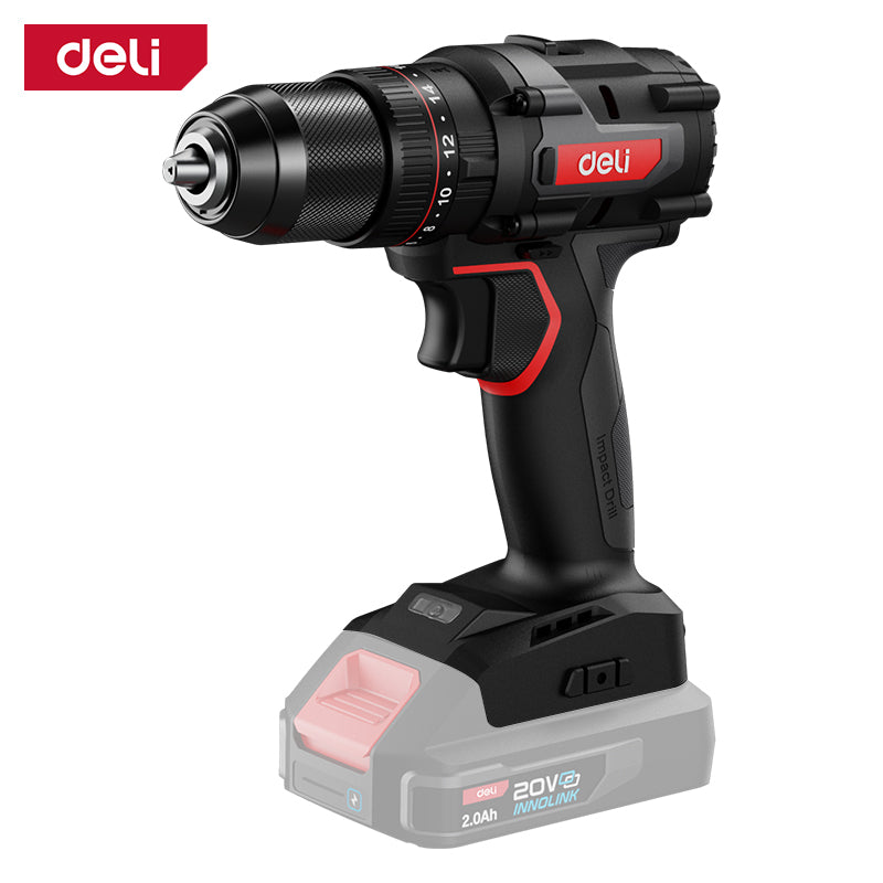 Deli Tools 20V iskuporakone 50Nm (runko) 10mm