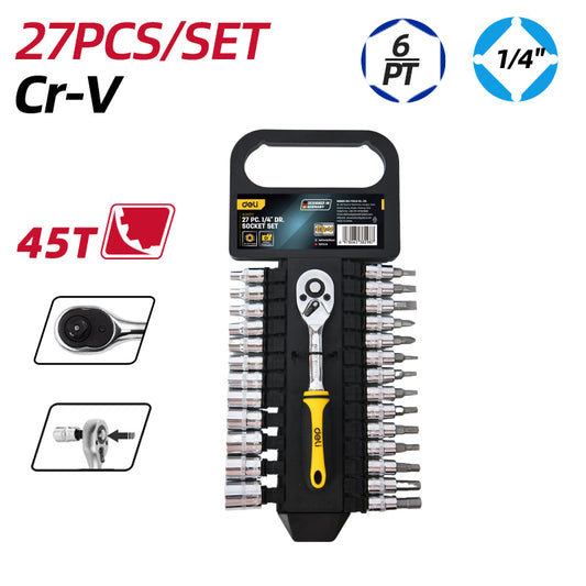 Deli Tools hylsyavainsarja 27 kpl