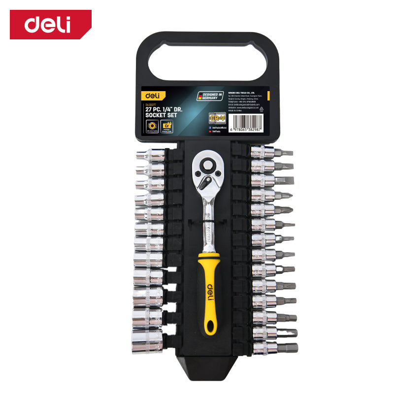 Deli Tools hylsyavainsarja 27 kpl