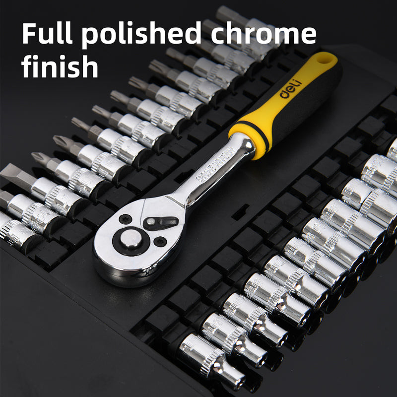 Deli Tools hylsyavainsarja 27 kpl