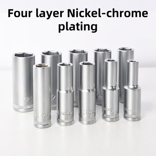 Deli Tools hylsysarja 10 kpl 8-24 mm