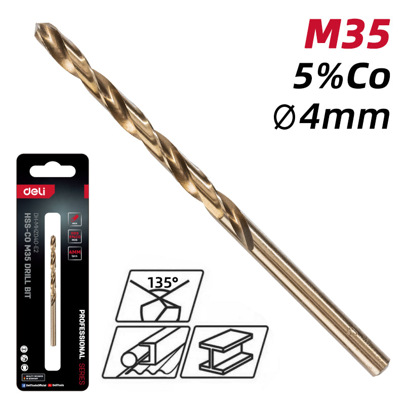 Deli Tools metalliporanterä 4 mm