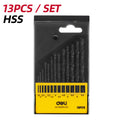 Deli Tools metalliporanteräsarja 13 osaa