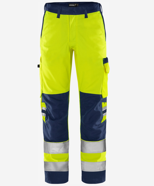 Fristads High vis Green housut LK 2 2651 GPLU