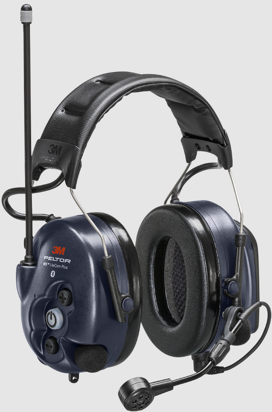 Radiokuulosuojain 3M Peltor WS LiteCom Plus 446 MHz päälakisangalla (bluetooth)