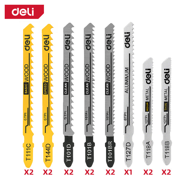 Deli Tools pistosahanterä 15 kpl