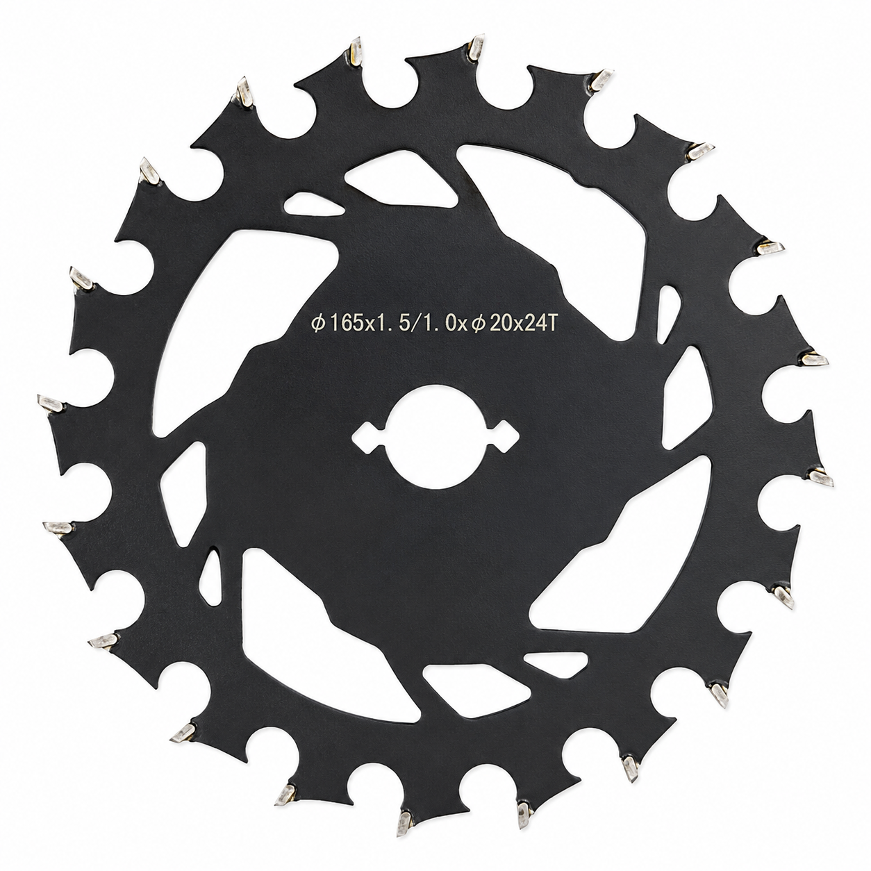 TCT-pyörösahanterä puun ja naulojen sahaamiseen 115 × 1,0mm  24T
