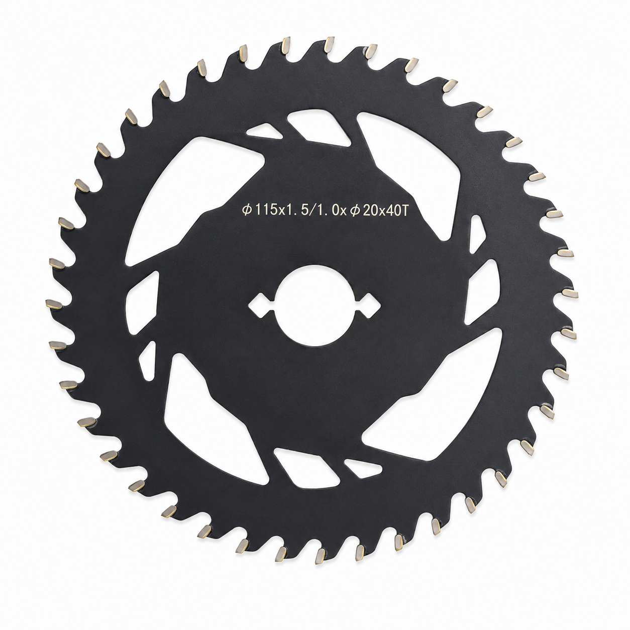 TCT-pyörösahanterä puun ja naulojen sahaamiseen 115 × 1,0mm  40T