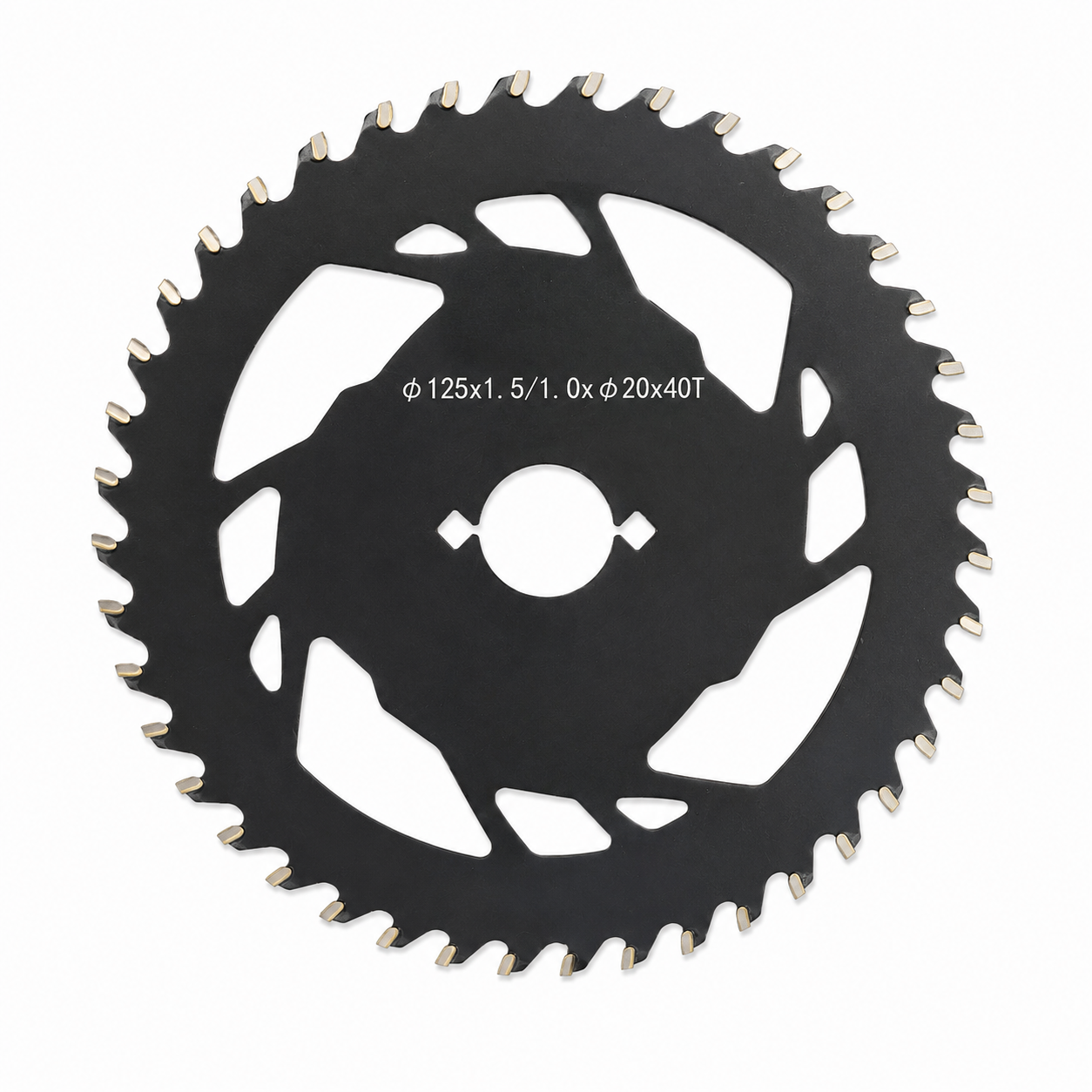 TCT-pyörösahanterä puun ja naulojen sahaamiseen 125 × 1,0mm  40T
