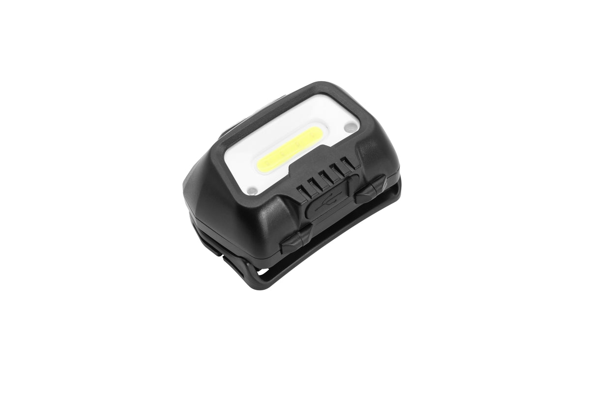 Ladattava HZ otsalamppu T65, 350 lumenia, sytytys/sammutus liikesensorilla