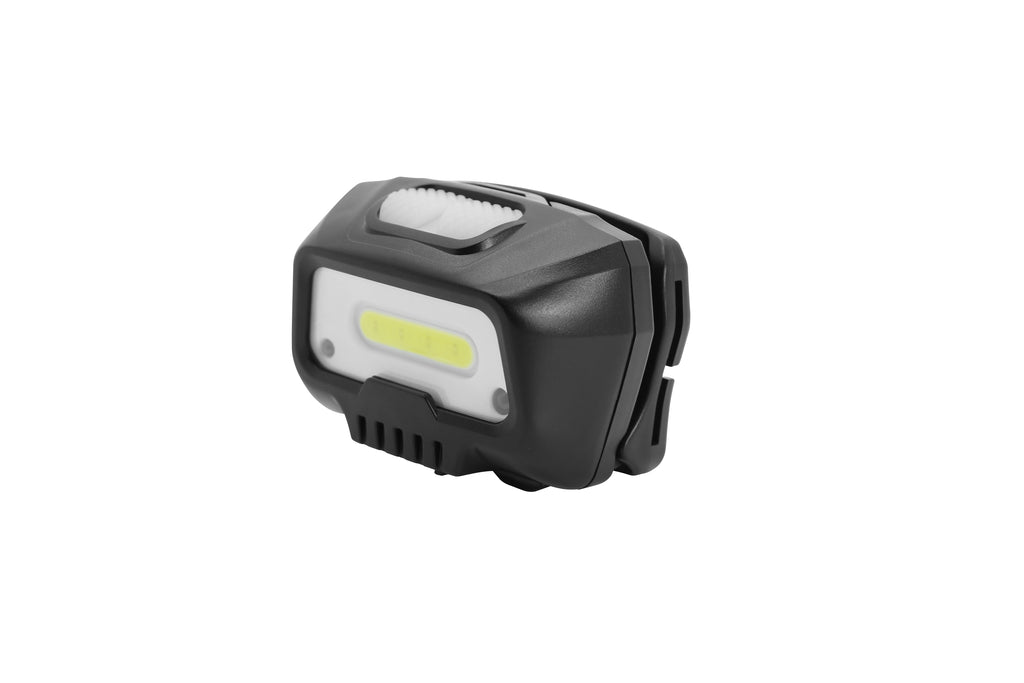 Ladattava HZ otsalamppu T65, 350 lumenia, sytytys/sammutus liikesensorilla