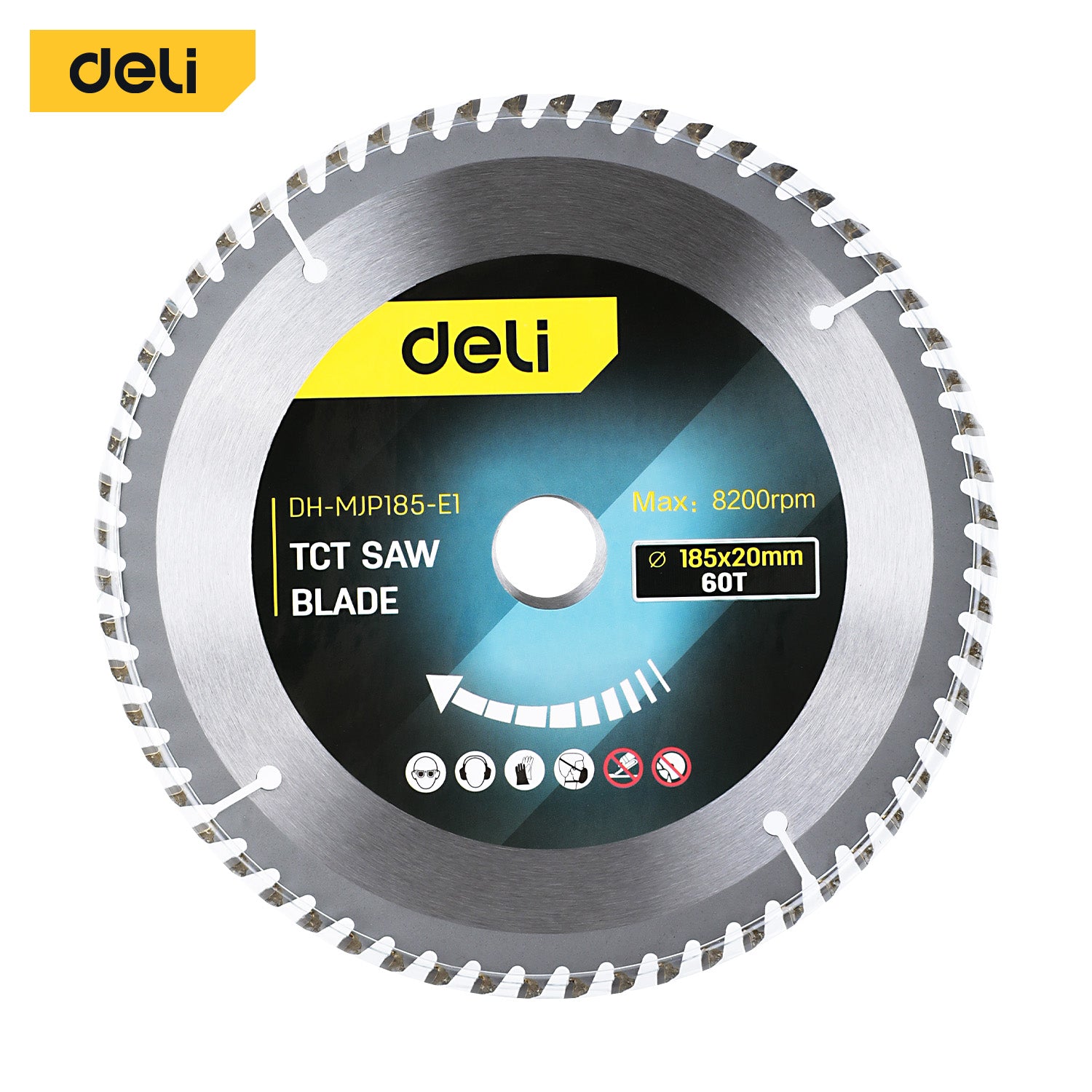 Deli Tools TCT-sahanterä 185 x 20 mm 60 T